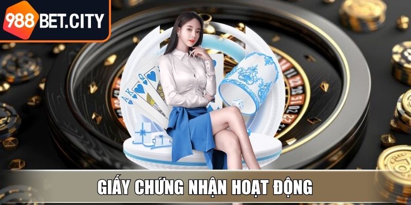 Giấy chứng nhận hoạt động