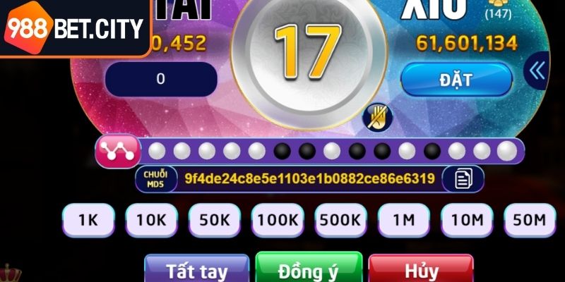 Tài Xỉu MD5 988BET – Trò Chơi Hấp Dẫn Và Cơ Hội Thắng Lớn 2 Hướng dẫn chơi tài xỉu hiệu quả chuẩn chuyên gia