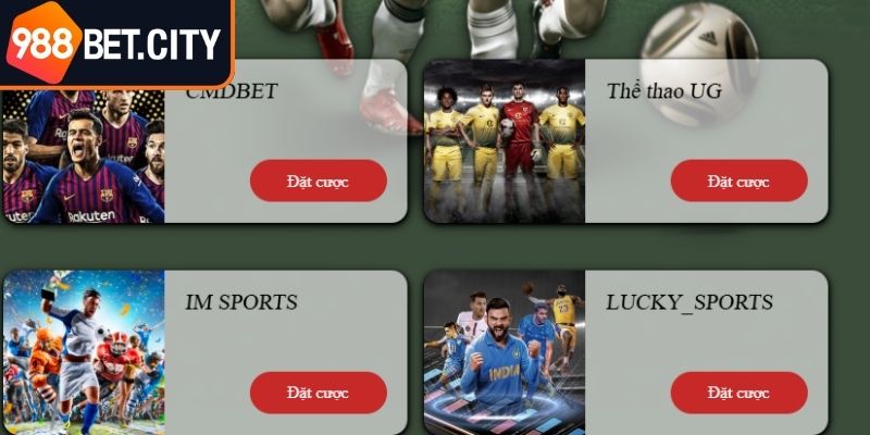 Tổng quan về sảnh UG thể thao 988Bet
